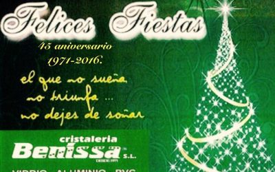 cristaleria Benissa les desea felices fiestas