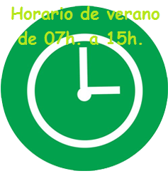 ¡¡HORARIO DE VERANO!!