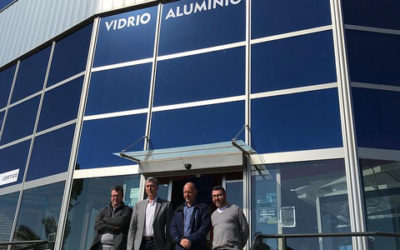 Visita del Conseller Rafael Climent a Cristaleria Benissa.